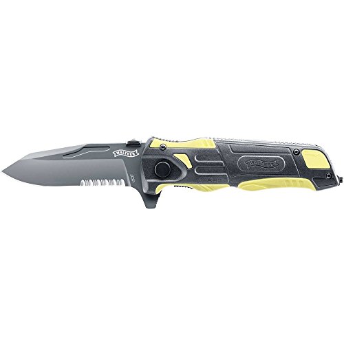 Walther Cuchillo Pro Rescue Knife Negro/Amarillo, 5.2012