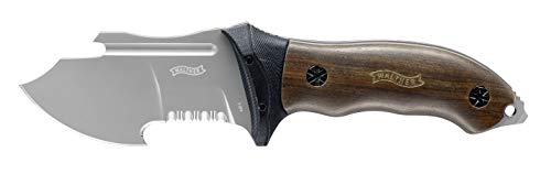 Walther FTK - Cuchillo (Hoja de 11 cm), Color marrón