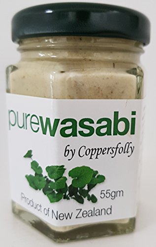Wasabi - Puro y 100% natural. 100% raíz de wasabi - La mejor del mundo para hacer sushi o sashimi con esterilla o kit. Añadir al arroz o a las algas. 55 gramos.