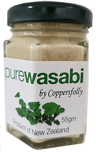 Wasabi - Puro y 100% natural. 100% raíz de wasabi - La mejor del mundo para hacer sushi o sashimi con esterilla o kit. Añadir al arroz o a las algas. 55 gramos.