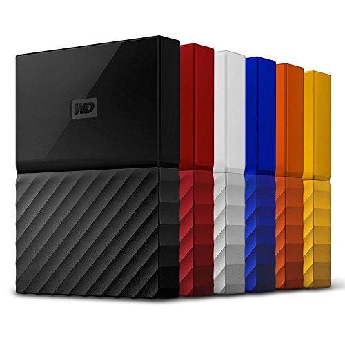 WD My Passport - Disco Duro portátil de 1 TB y Software de Copia de Seguridad automática, Naranja