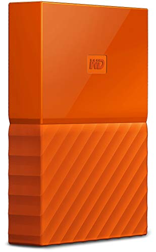 WD My Passport - Disco Duro portátil de 1 TB y Software de Copia de Seguridad automática, Naranja