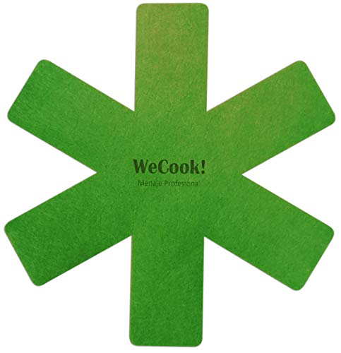 WECOOK Ecogreen, Sartén Freidora con Cestillo 24 cm, Inducción, Antiadherente Ecológico sin PFOA, Protector de Tela, Vitroceramica, Gas, Eléctrica, Negro