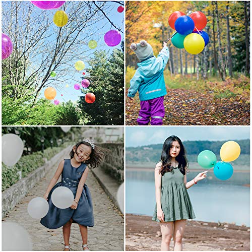 Wedding Decor Grande Látex Globos Boxeo con Banda Elástica para Niños Fiestas Cumpleaños, Bebé Funciones, Decoración de Boda, 12 Inch - Multicolor, Pack of 20