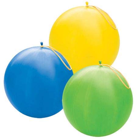 Wedding Decor Grande Látex Globos Boxeo con Banda Elástica para Niños Fiestas Cumpleaños, Bebé Funciones, Decoración de Boda, 12 Inch - Multicolor, Pack of 20