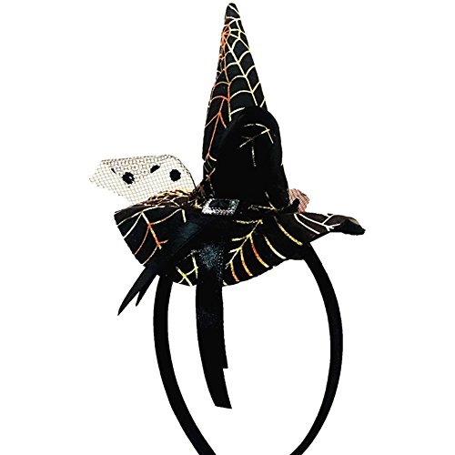 Weimay - Diadema de Halloween para niños y mujeres, diseño de brujas