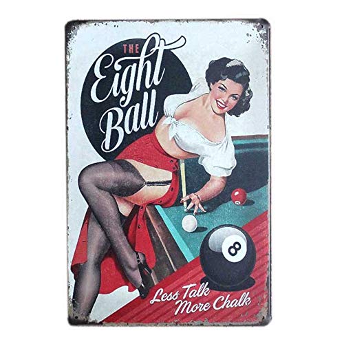 wen-shhen Pin up Poster Retro Girl Metal Tin Logo Textura café decoración Bar Retro Placa de Pared decoración decoración del hogar 20x30cm