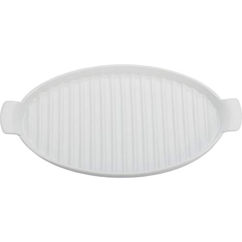 Westmark 62222260 - Fuente para espárragos, de Porcelana, 39,5 cm x 20 cm x 4 cm, Color Blanco