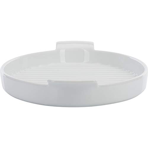 Westmark 62222260 - Fuente para espárragos, de Porcelana, 39,5 cm x 20 cm x 4 cm, Color Blanco