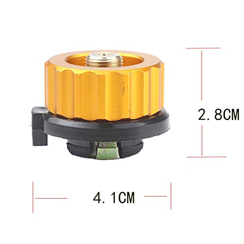 Whiie891203 Cabezal De Conversión De Estufa De Gas, Acampar Al Aire Libre Picnic Estufa Quemador Adaptador Conversión Conector De Horno De Gas