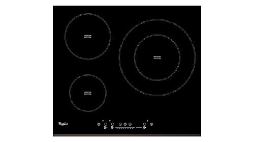 Whirlpool - Placa de inducción acm334/bf con 3 zonas de cocción