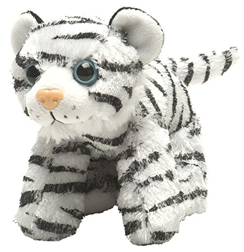 Wild Republic - Hug'ems, Peluche Tigre, Color Blanco, 18 cm (16234)