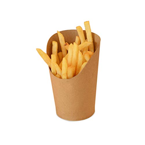 Wilk la Seguridad de Papel Papel Kraft 100pcs Copa Prima Kraft luz de la Taza de Papel desechable Las Patatas Fritas Parfait