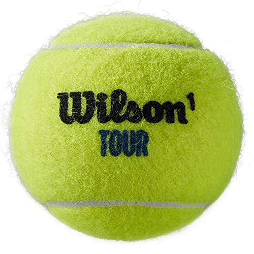 Wilson Tour Premier Pelotas de tenis, tubo con 3 pelotas, para todas las superficies, amarillo