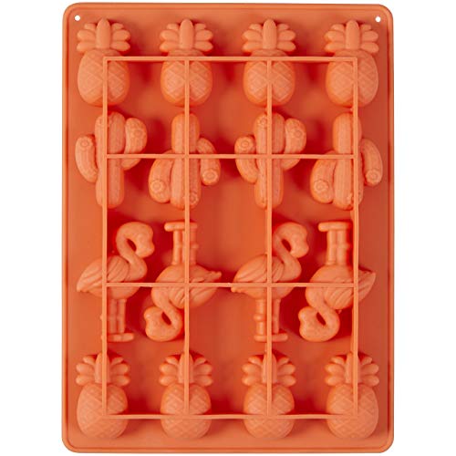 Wilton 2115-3835 Molde para elaborar figuras de chocolate, Candy, fondant o cualquier pasta, incluso hielos, silicona, Arancio