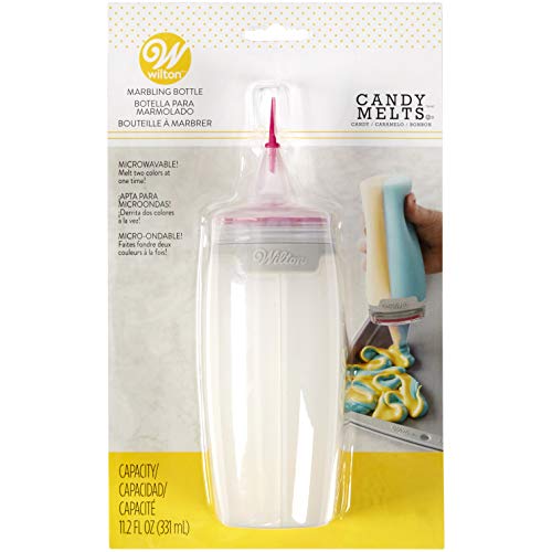 Wilton Candy Melts - Botella de golosinas, silicona, transparente