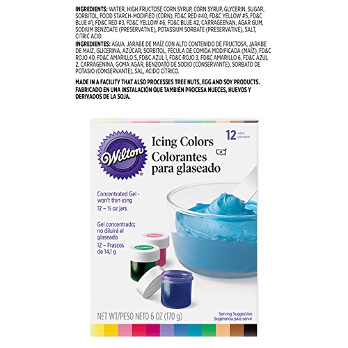 Wilton Icing Colors .5Oz 12/Pkg