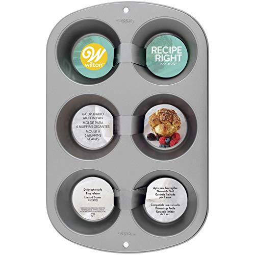 Wilton Molde para Muffin Gigantes, 6 cavidades