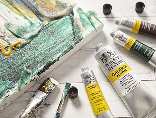 Winsor & Newton Galeria - Tubo De Pintura Acrílica, 60 Ml, Amarillo Límon