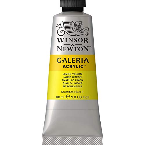 Winsor & Newton Galeria - Tubo De Pintura Acrílica, 60 Ml, Amarillo Límon