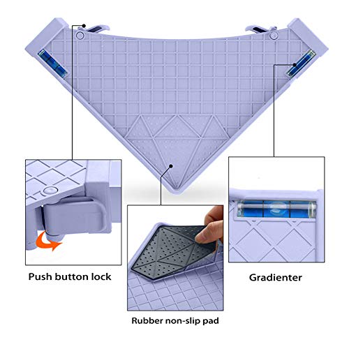 WISFORBEST Soporte para Lavadora Secadora con 4 Ruedas Bloqueables y 8 Pies de Goma Base Móvil de Refrigerador Multifuncional Soporte Ajustable para Electrodomésticos Carga hasta 500kg