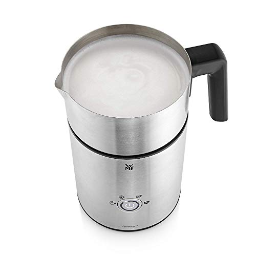 WMF Espumador Milk&Choc, 650 W, con 4 funciones, libre de BPA, acero de Cromargan, apto para lavavajillas, para capuccino, latte macchiato, frappé y chocolate caliente, apagado automático