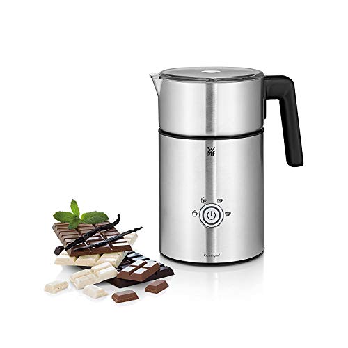 WMF Espumador Milk&Choc, 650 W, con 4 funciones, libre de BPA, acero de Cromargan, apto para lavavajillas, para capuccino, latte macchiato, frappé y chocolate caliente, apagado automático