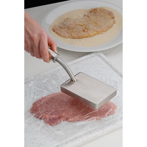 WMF Profi Plus Plancha para macerar Carne, Acero Inoxidable Pulido