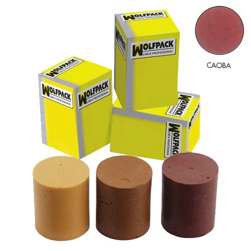 WOLFPACK LINEA PROFESIONAL 14070105 Cera Repara Madera 70 gr. Caoba