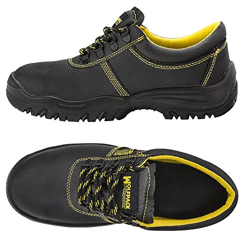 WOLFPACK LINEA PROFESIONAL 15018120 Zapatos Seguridad Piel Negra Wolfpack Nº 40