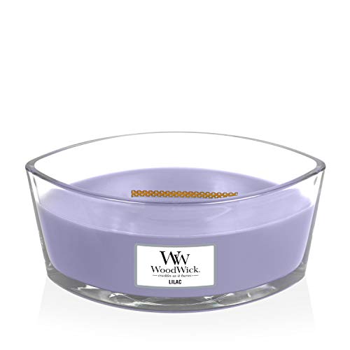 WoodWick - Vela aromática (aroma a parafina y lila)