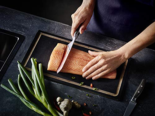 Wüsthof Epicure Slate Cuchillo de cocina, Acero Inoxidable, Santoku