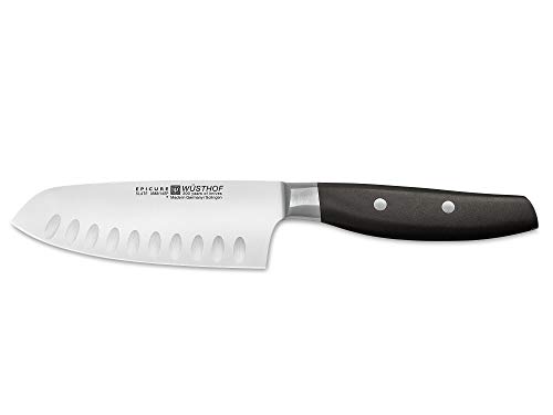 Wüsthof Epicure Slate Cuchillo de cocina, Acero Inoxidable, Santoku