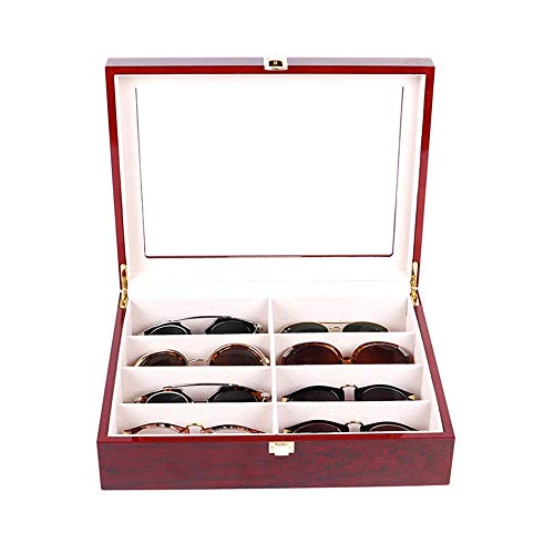 Wuxingqing Cajas de Almacenamiento Estuche para Gafas Sunglass Display Estuche de Almacenamiento Bandeja de Gafas de Sol Display