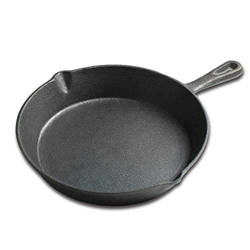 WYYAF Sartén Sartén multifunción de Hierro Fundido Utensilios de Cocina para Exteriores Hierro Fundido Cocina Plana Sartén para Asar Bistec Utensilios de Cocina para Barbacoa (Tamaño: 30,5 cm)