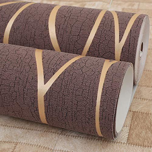 WZC Papel tapiz creativo - Papel tapiz moderno de moda 10 * 0.53 M 3D no tejido Papel tapiz impermeable Salón Dormitorio Fondo Decoración de la pared/A