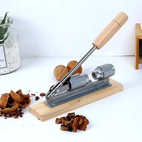 WZHZJ Nuevo Manual de Servicio Pesado Galleta de la Nuez pacana Cracker rápido abridor Cascanueces Nut Sheller for la Cocina casera Cascanueces Abridor Herramientas