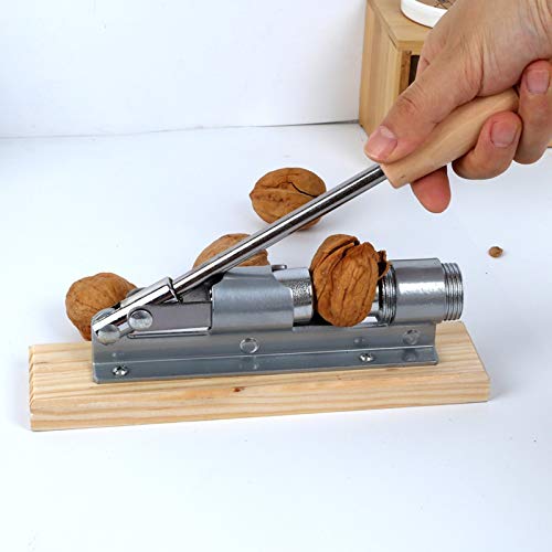 WZHZJ Nuevo Manual de Servicio Pesado Galleta de la Nuez pacana Cracker rápido abridor Cascanueces Nut Sheller for la Cocina casera Cascanueces Abridor Herramientas