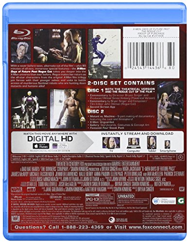 X-Men: Days Of Future Past The Rogue Cut [Edizione: Stati Uniti] [Italia] [Blu-ray]