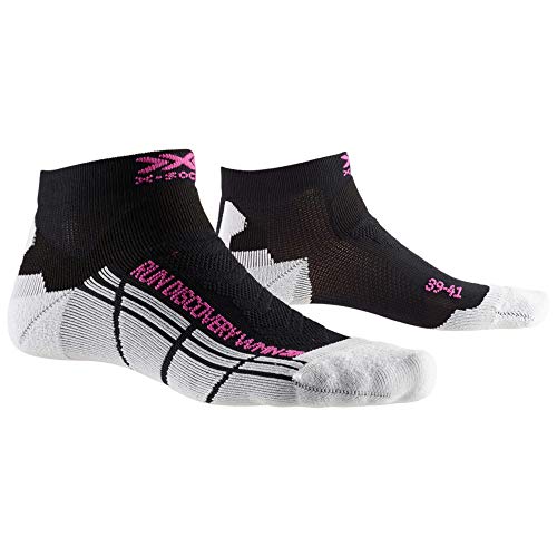 X-Socks Run Discovery WMN Socks, Mujer, Opal Black/Arctic White, 35-36