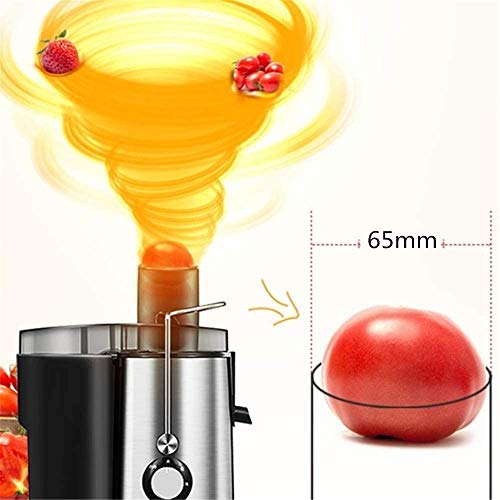 XCXC Hogar Exprimidor Masticación Lenta, Multifunción Exprimidor, Exprimidor De Frutas Y Verduras Máquinas, 280W Centrífuga Exprimidores De Jugo Eléctrico Anti-goteo Sin BPA, Adecuado For Frutas Y Ver