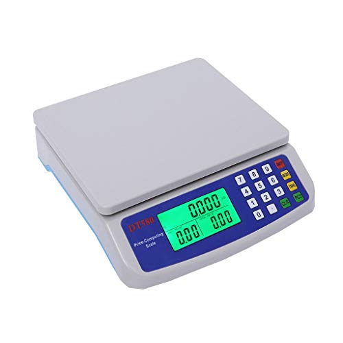 XGG Escala electrónica 1G Básculas de Cocina con pelador de Verduras Básculas de Comida con Pantalla LED Escala de Plataforma de Precios industriales Escala de Venta de Frutas para el Mercado