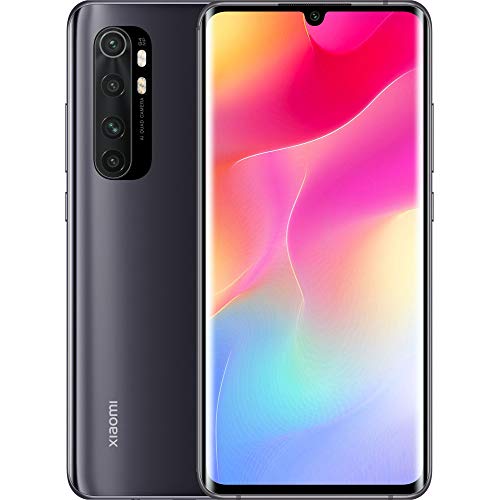 Xiaomi Mi Note 10 Lite (Pantalla FHD+ 6.47", 6GB + 64GB; Cámara 64MP, Snapdragon 730G, Dual 4G, 5260mAh con Carga rápida 30W, Android 10) Negro [versión española]