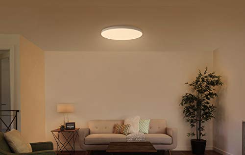 Xiaomi Smart Ceiling Light Blanco LÁMPARA DE Techo LED 28W 2700K-6500K 320MM WiFi Bluetooth con App Control Remoto