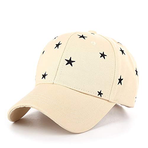 XingXiang La Sra Sombrero de la Gorra de béisbol Femenina Salvaje al Aire Libre de la Cortina del Casquillo del Sol de los Hombres Deportes Sombrero Casual (Color : Khaki, Size : 54-62cm)