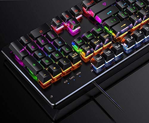 XIUYU El Verdadero Eje Teclado mecánico Intercambiables for Jugar un Juego de Ordenador Eje Verde del Cable del Teclado mecánico