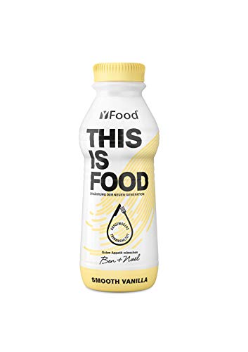 YFood Vanilla | Batido Sustitutivo | Sustitutivo de comida sin lactosa ni gluten | 33g de proteínas, 26 vitaminas y minerales | 25% de las calorías diarias requeridas | 12 x 500 ml (1kcal/ml)