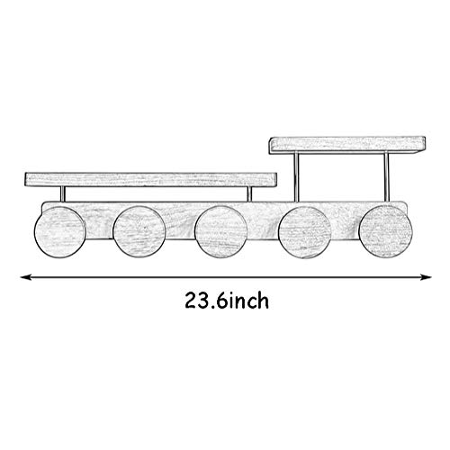 YHDP Exclusivo Madera Maciza Perchero De Pared,Multiusos Perchero Ganchos con Rack De Almacenamiento,Mejor para Familia Oficina Estante De Abrigo De Pared