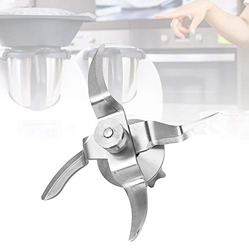 Ymiko Accesorios de la Pieza de Repuesto de la Cuchilla de Acero Inoxidable de la licuadora Apto para Vorwerk Thermomix TM31 TM51