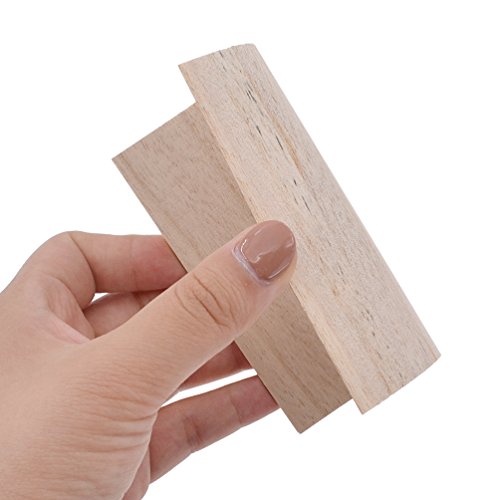 YNuth 20pcs Laminas de Madera de Balsa para Modelismo 1x100x100mm